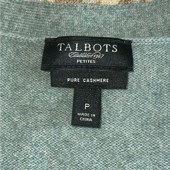 EUC TALBOTS Cashmere cardigan Petite - Picture 3 of 6